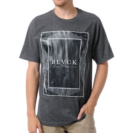 Black Scale Framework Charcoal Tee Shirt