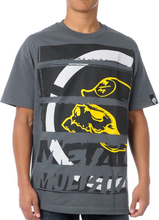 Metal Mulisha Strategic Grey Tee Shirt
