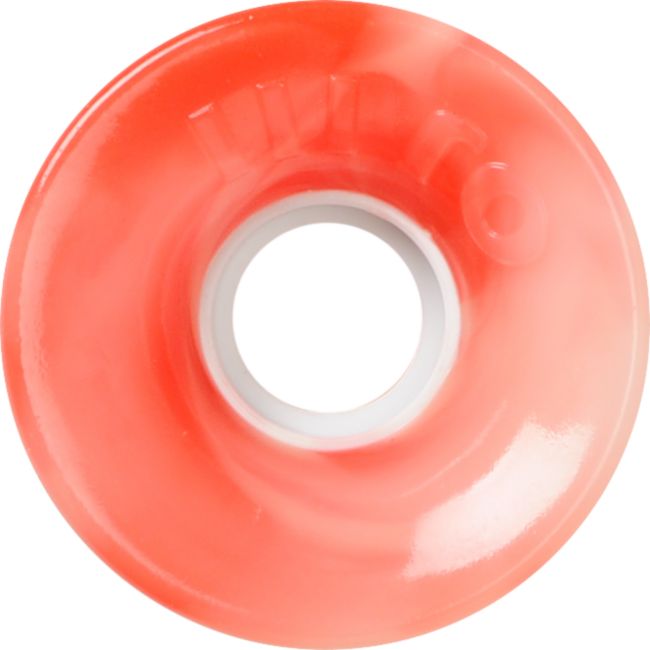 OJ III Hot Juice 60mm Red & White Swirl Longboard Wheels