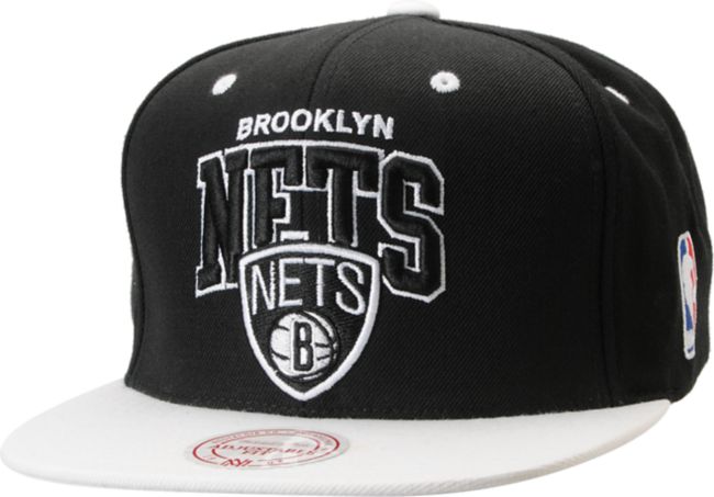 NBA Mitchell and Ness Brooklyn Nets Arch Logo 2Tone Snapback Hat