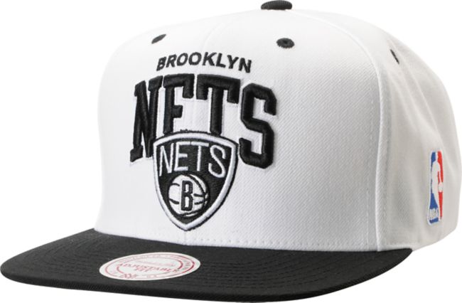 NBA Mitchell and Ness Brooklyn Nets Arch 2Tone White Snapback Hat