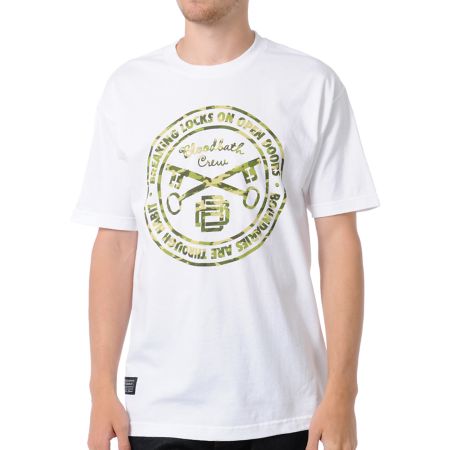 Bloodbath Camo Seal White Tee Shirt