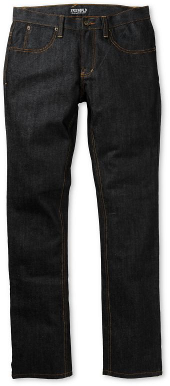 Free World Messenger Raw Ink Wash Skinny Jeans