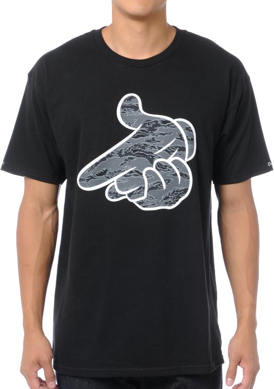 Crooks and Castles Tiger Camo Air Gun Tee Shirt