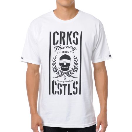 Crooks and Castles Thuxury Goods White Tee Shirt