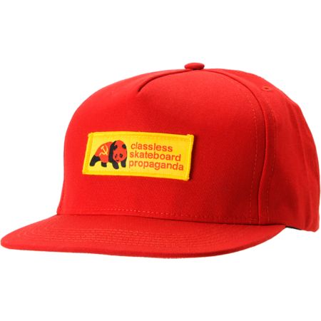 Enjoi Dictator-Tots Red Snapback Hat 