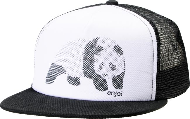 Enjoi Halftone Black Trucker Hat