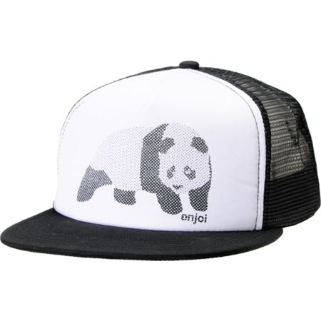 Enjoi Halftone Black Trucker Hat