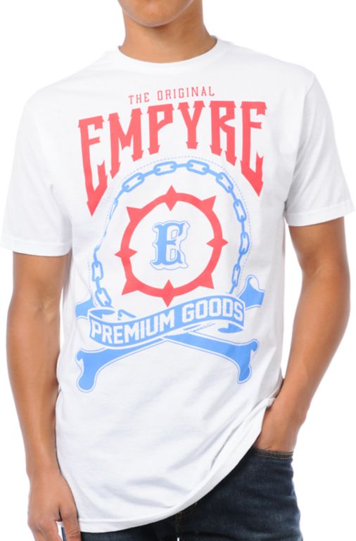 Empyre Chain Gang White Tee shirt