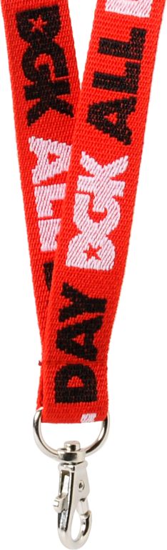 DGK All Day Red & Black Lanyard