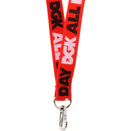 DGK All Day Red & Black Lanyard