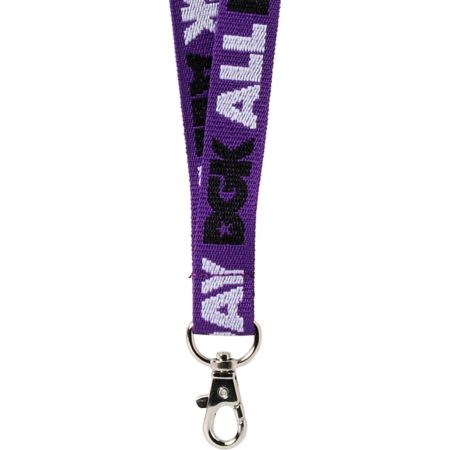 DGK All Day Purple, Black & White Lanyard
