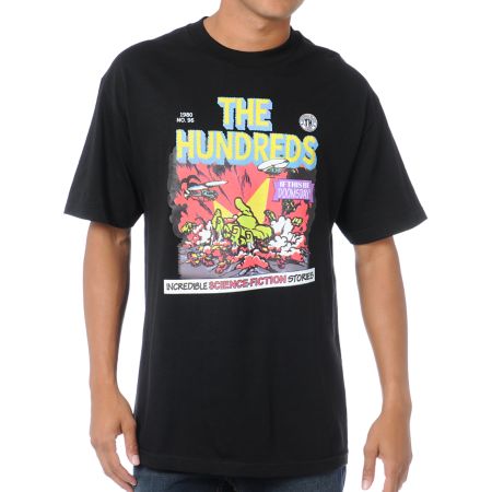 The Hundreds Doomsday Black Tee Shirt