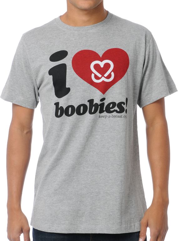 Keep A Breast Foundation Grey Tee Shirt