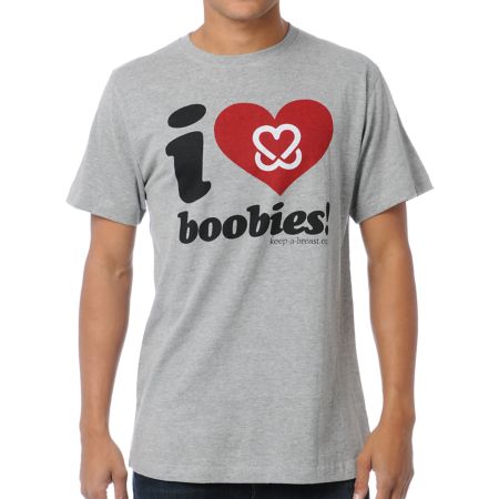 Keep A Breast Foundation Grey Tee Shirt