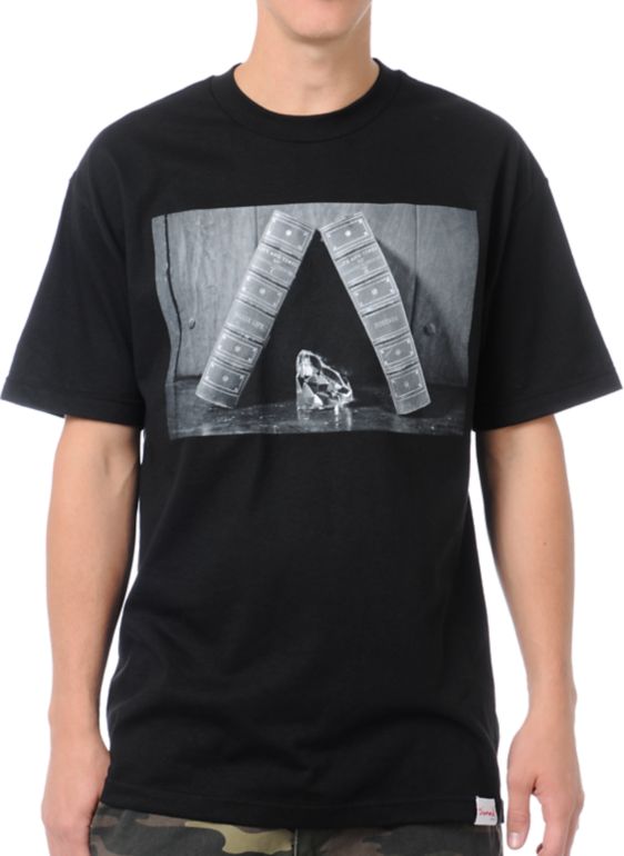Diamond Supply Life and Times Black Tee Shirt