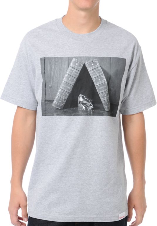 Diamond Supply Life and Times Grey Tee Shirt