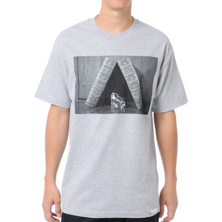 Diamond Supply Life and Times Grey Tee Shirt