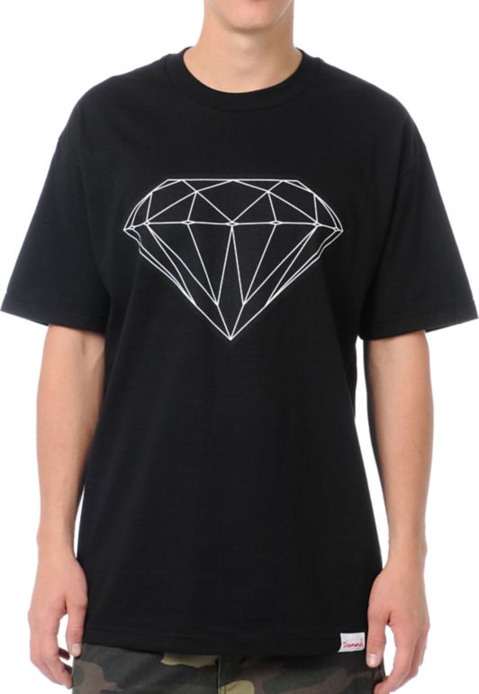 Diamond Supply Big Brilliant Black Tee Shirt