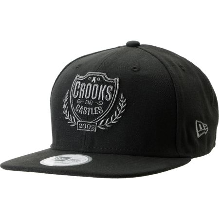 Crooks and Castles Privilege Black New Era Snapback Hat