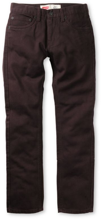 Levis Boys 511 Stretch Denim Maroon Skinny Jeans