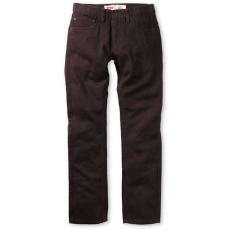 Levis Boys 511 Stretch Denim Maroon Skinny Jeans