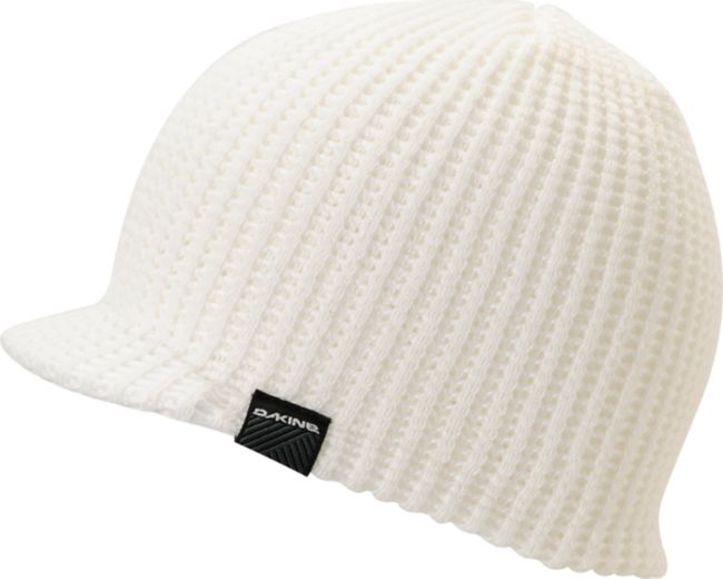Dakine White Waffle Visor Beanie