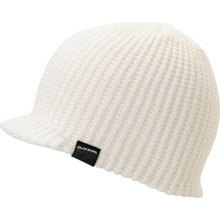 Dakine White Waffle Visor Beanie