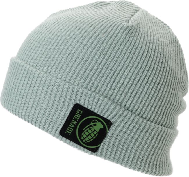 Grenade Max Fold Grey Beanie