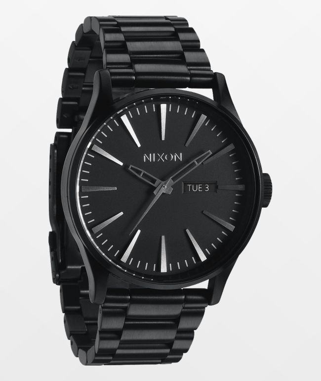 Nixon Sentry SS All Black Analog Watch