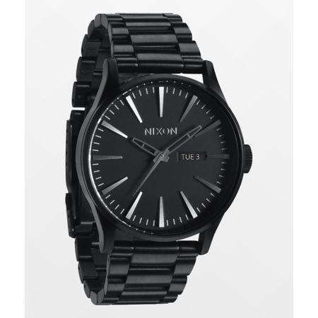 Nixon Sentry SS All Black Analog Watch