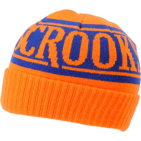 Crooks and Castles Full Blast Orange Cuff Beanie