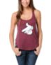 Crooks and Castles Girls Air Guns Maroon Tank Top