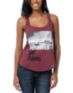 Glamour Kills Girls Hunting To Feel Maroon Racerback Tank Top