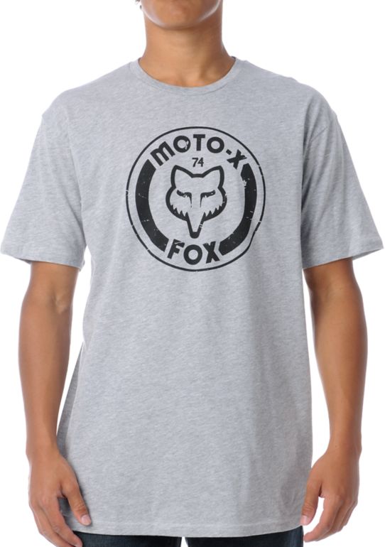Fox Heritage Heather Grey Tee Shirt