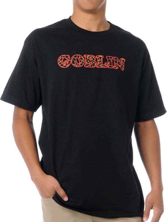 Odd Future Goblin Leopard Black Tee Shirt