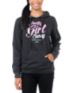 Crooks and Castles Girls Pretty Girl Swag Charcoal Pullover Hoodie