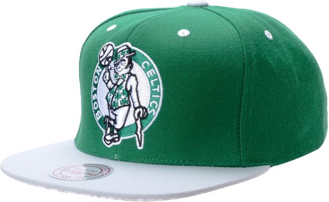 NBA Mitchell and Ness Boston Celtics Crackle Snapback