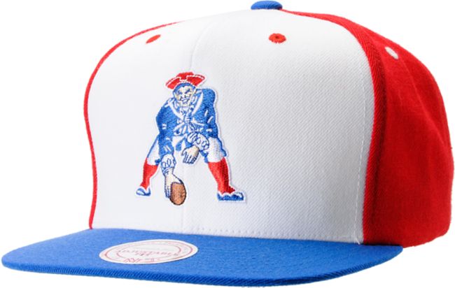 NFL Mitchell and Ness New England Patriots Multi-Tone Snapback Hat