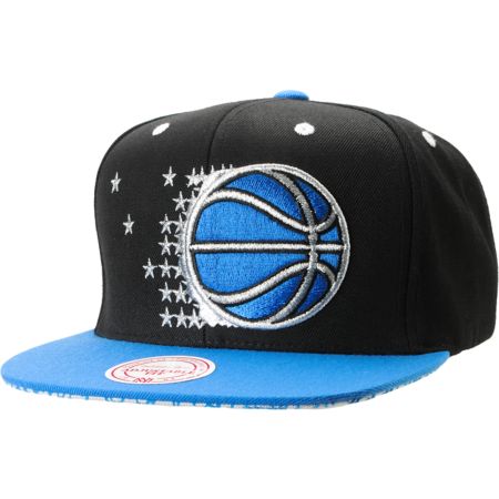 NBA Mitchell and Ness Orlando Magic Crackle Snapback Hat