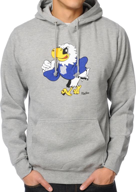 Undefeated Heather Grey Pullover Hoodie