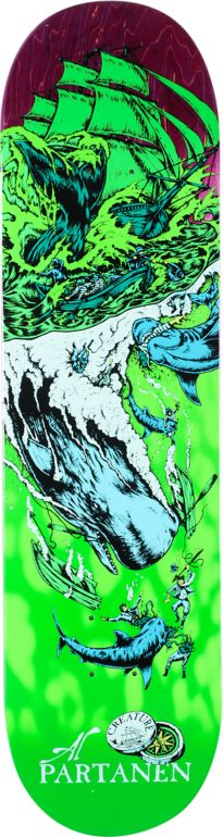 Creature Partanen Cove 8.3 Skateboard Deck