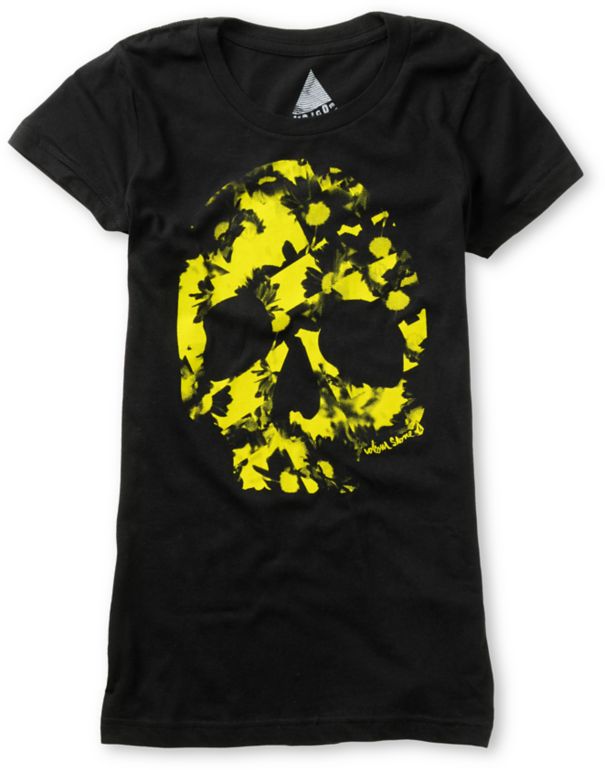 Volcom Girls Dead Sea Black Tee Shirt