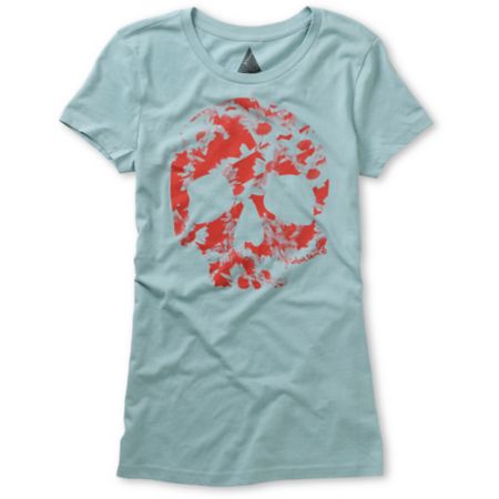 Volcom Girls Dead Sea Blue Tee Shirt