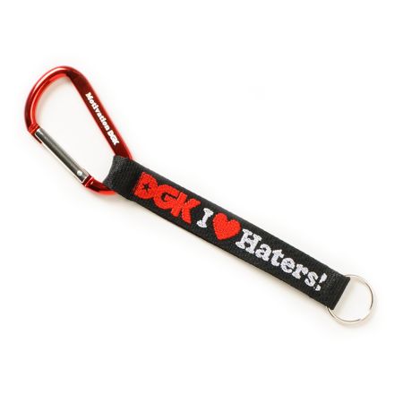 DGK Haters Black Carabiner Key Chain