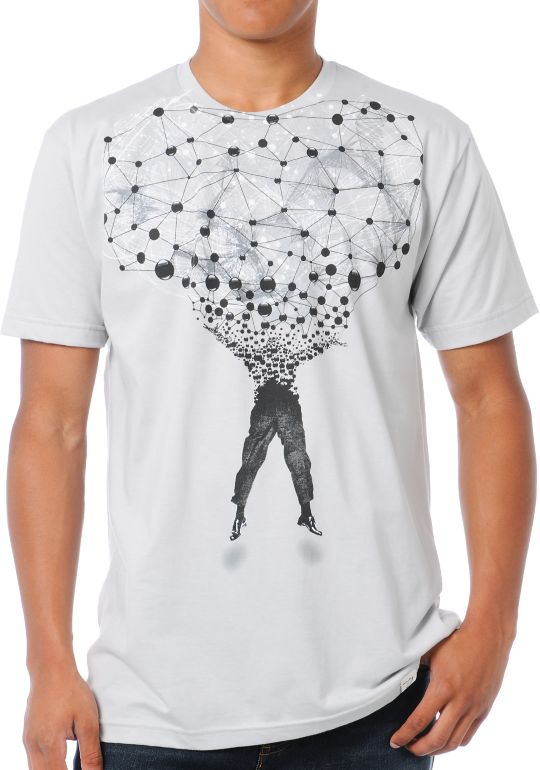 Imaginary Foundation Networked Grey Tee Shirt