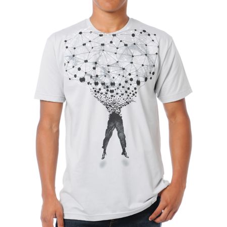 Imaginary Foundation Networked Grey Tee Shirt