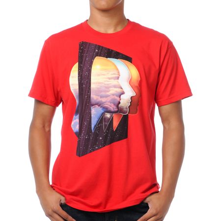 Imaginary Foundation Being There Red Tee Shirt 