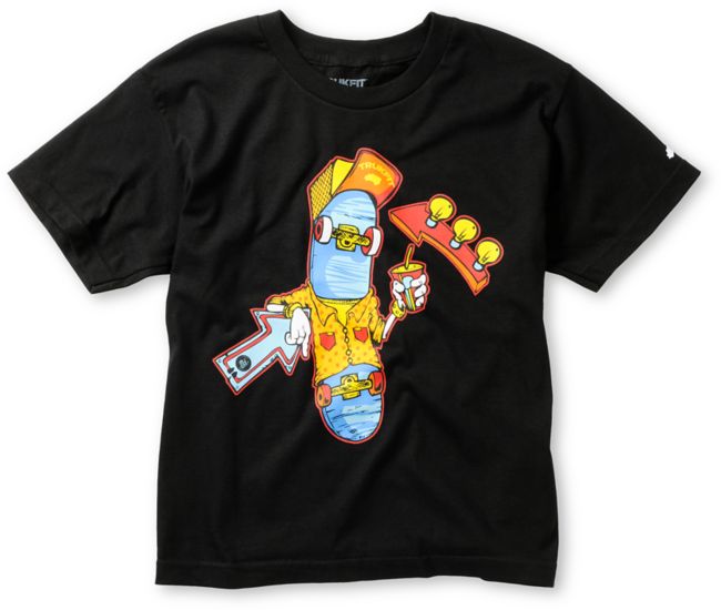 Trukfit Boys Sk8er Black Tee Shirt