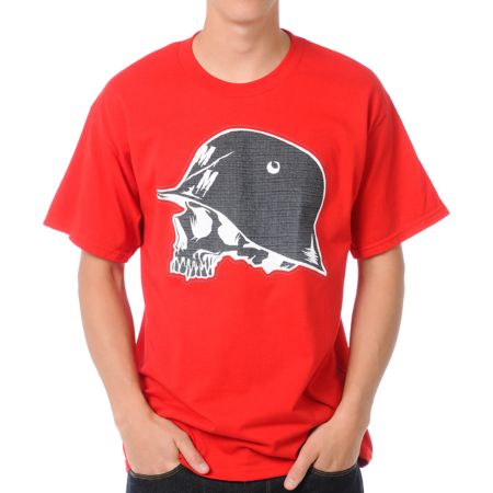 Metal Mulisha Grip Red Tee Shirt